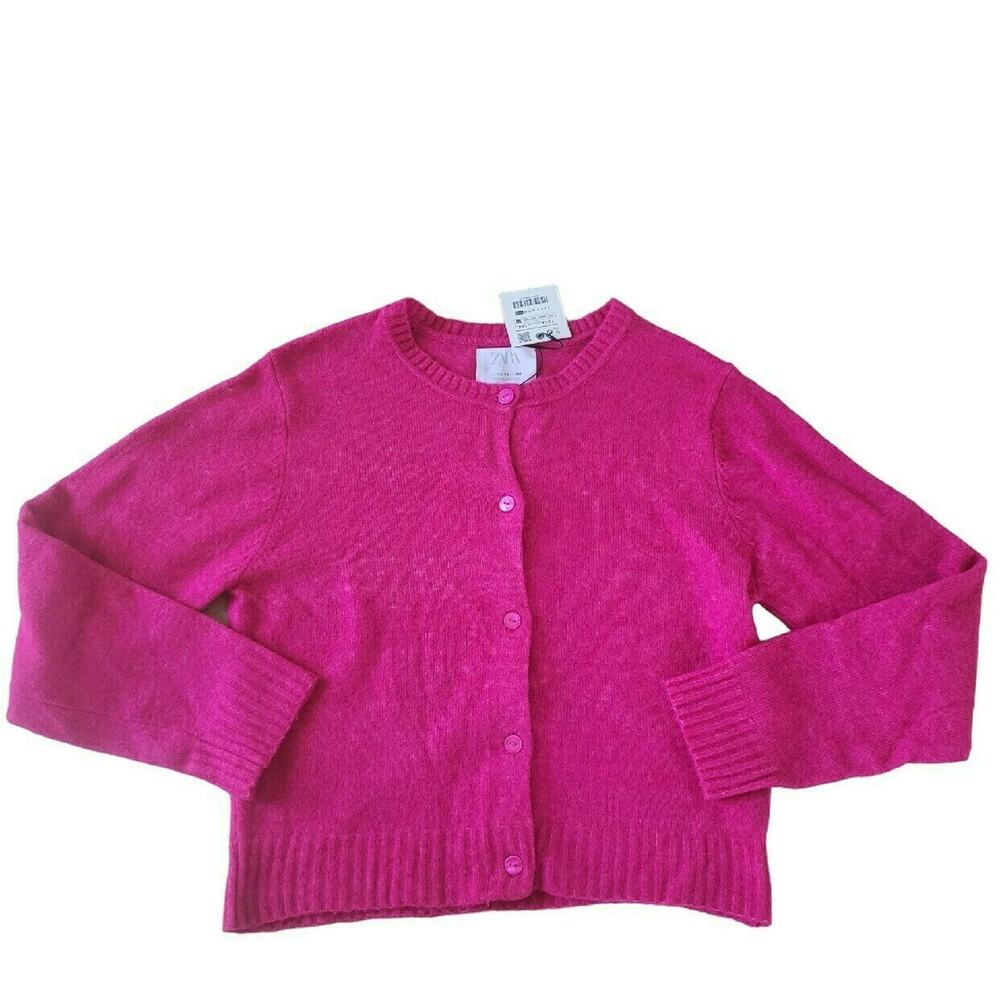 Zara Magenta Cardigan